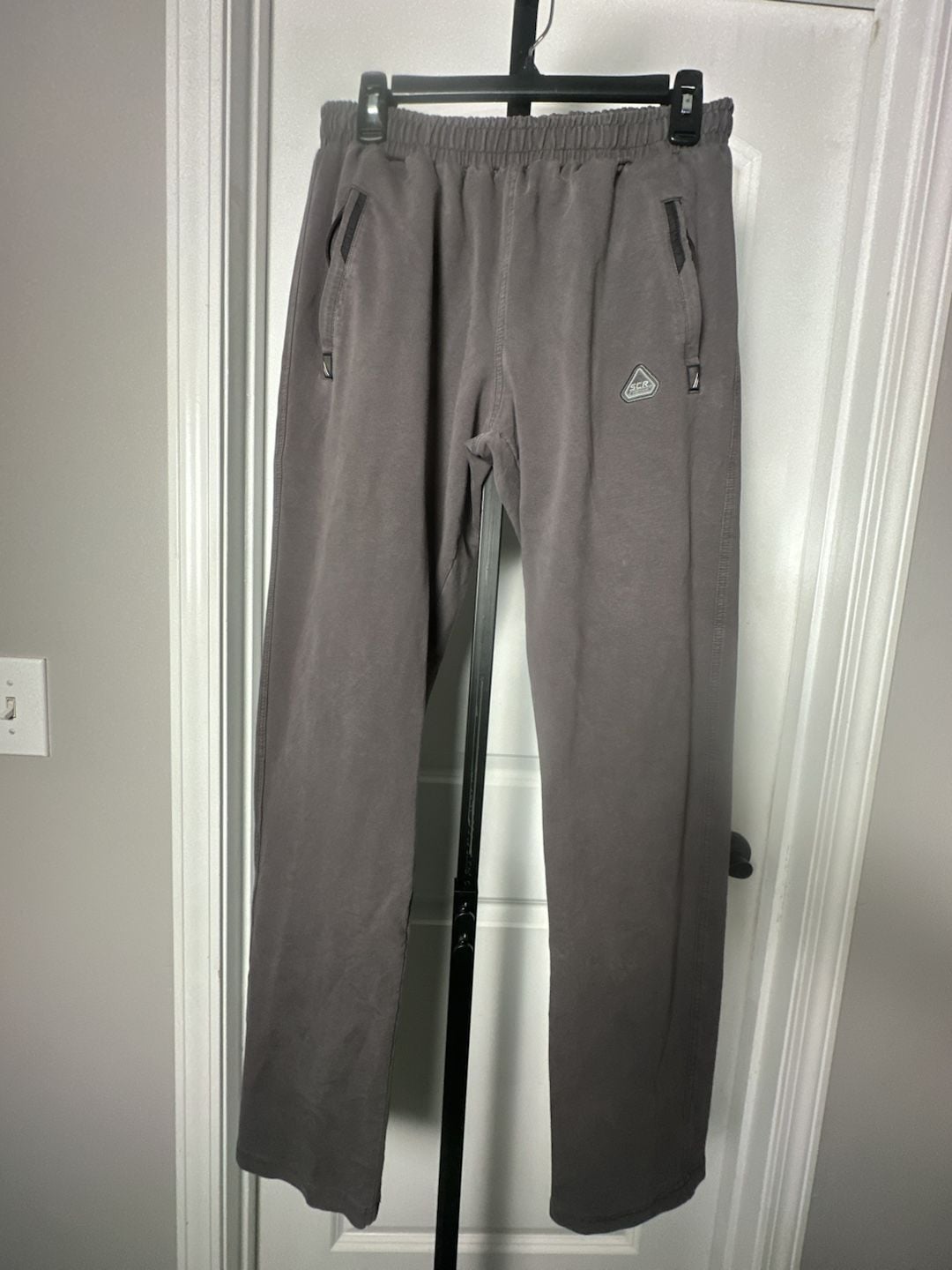 Scr Sportswear Men's Athletic Workout Sweatpants With Zipper Pockets#642
